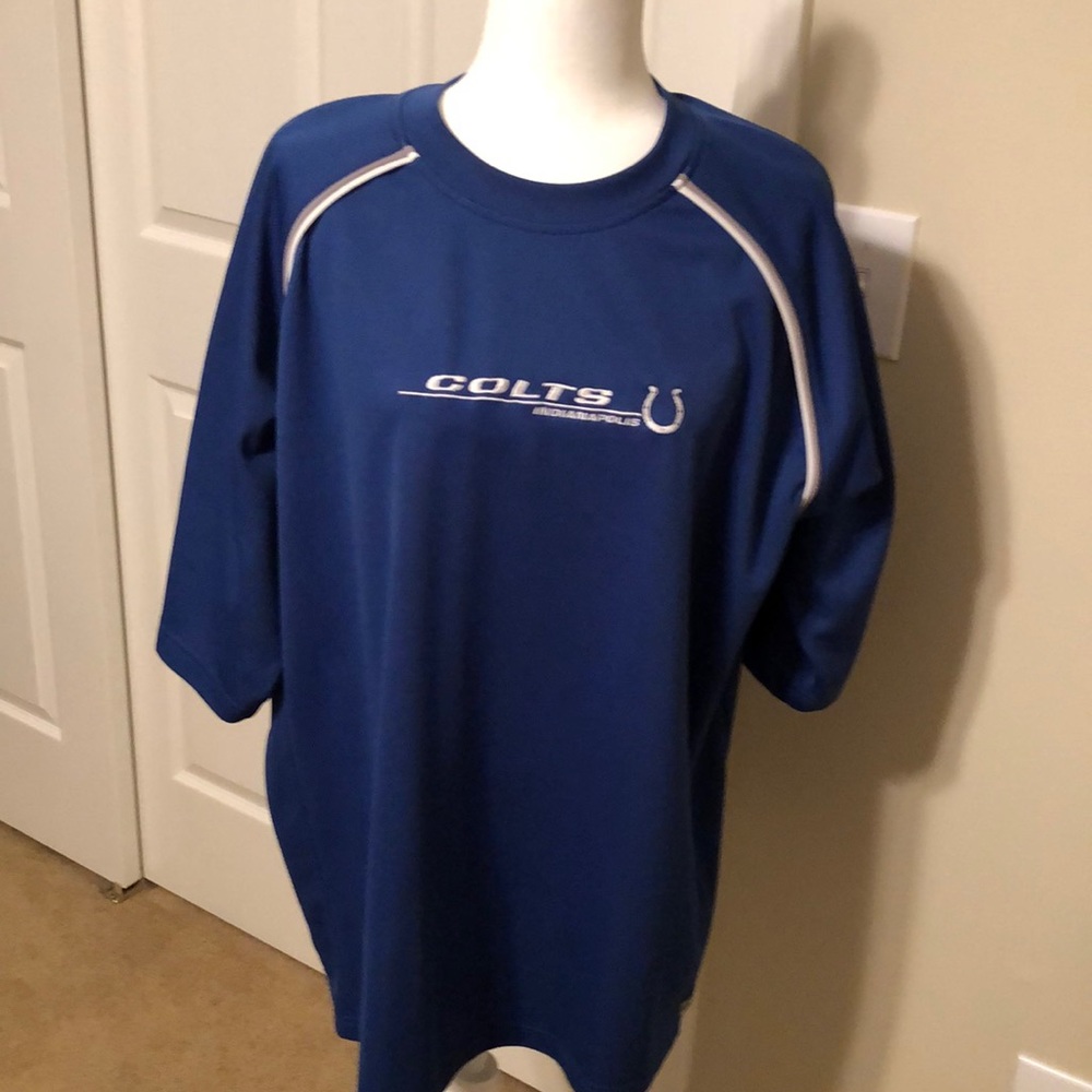 Indianapolis Colts Knit T-Shirt Size 2XL